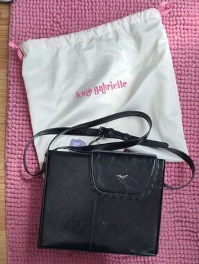 Kate Gabrielle Black Crossbody Bag